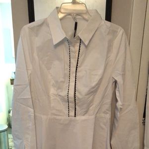 English Factory button front shirt dress